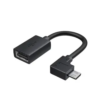 C & E-Cables & Etc-Right Angle Micro USB OTG Adapter - USB Female to Micro USB for Easy Connectivity [Pack of-2]