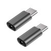 C & E-Type C to 3.5mm Adapter Compatible with Oneplus 11R 7T 8T 9 Pro and All oneplus Devices - Type C to 3.5mm Jack [ 2 Pack ]
