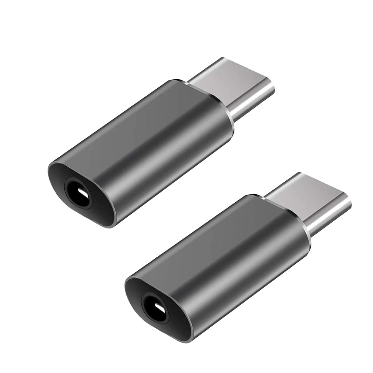 C & E-Type C to 3.5mm Adapter Compatible with Oneplus 11R 7T 8T 9 Pro and All oneplus Devices - Type C to 3.5mm Jack [ 2 Pack ]