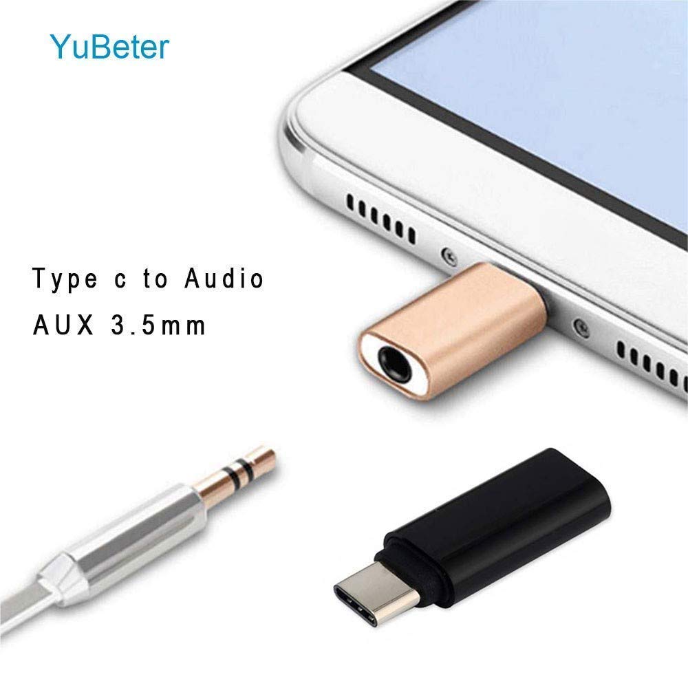 C & E Type C to 3.5mm Audio Jack, car Audio Connector USB Type c, Headphone Converter Cable Stereo Jack Splitter