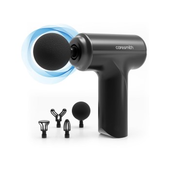 CARESMITH Charge Go Massage Gun | Body Massager for Pain Relief | Massage Gun for Back Leg & Full Body | 4 Specialized Heads For Full Body Pain Relief CARESMITH Charge Go Massage Gun | Body Massager for Pain Relief | Massage Gun for Back Leg & Full Body | 4 Specialized Heads For Full Body Pain Relief