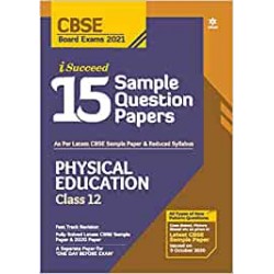 CBSE New Pattern 15 Sample Paper Physical Education Class 12 for 2021 Exam with reduced Syllabus