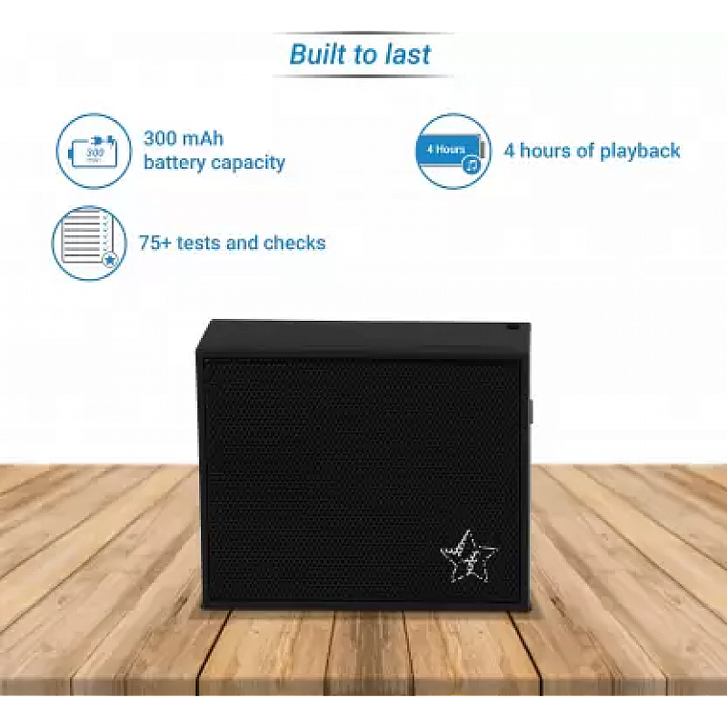 Flipkart SmartBuy 3W Bluetooth Speaker  (Black, Mono Channel)