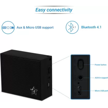 Flipkart SmartBuy 3W Bluetooth Speaker (Black, Mono Channel) Flipkart SmartBuy 3W Bluetooth Speaker (Black, Mono Channel)