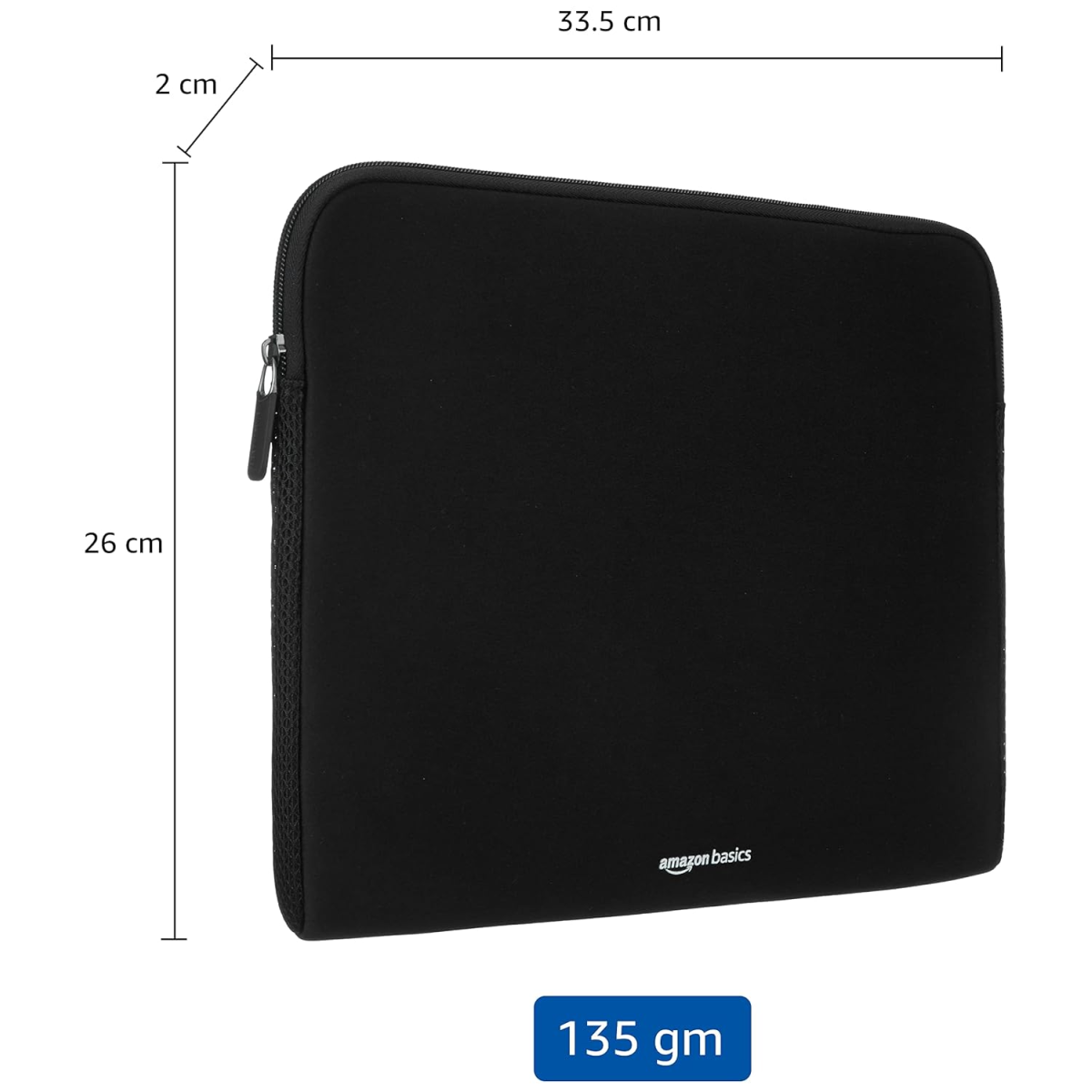 AmazonBasics laptops Sleeve Case Cover Pouch for 13"/33 cm laptops for Men and Women