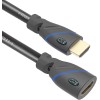 C&E CNE527116 (3 Feet/0.9 Meters) High Speed HDMI Cable Male to Female with Ethernet and Audio Return (Black)