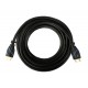 C&E Latest Technology 4K HD HDMI Cable 28 AWG 30ft High Speed 3D Full HD 1080p Support Compatible Black