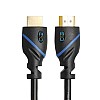 C&E Latest Technology 4K HD HDMI Cable 28 AWG 30ft High Speed 3D Full HD 1080p Support Compatible Black