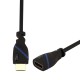 C&E Latest Technology 4K HD HDMI Cable 28 AWG 30ft High Speed 3D Full HD 1080p Support Compatible Black