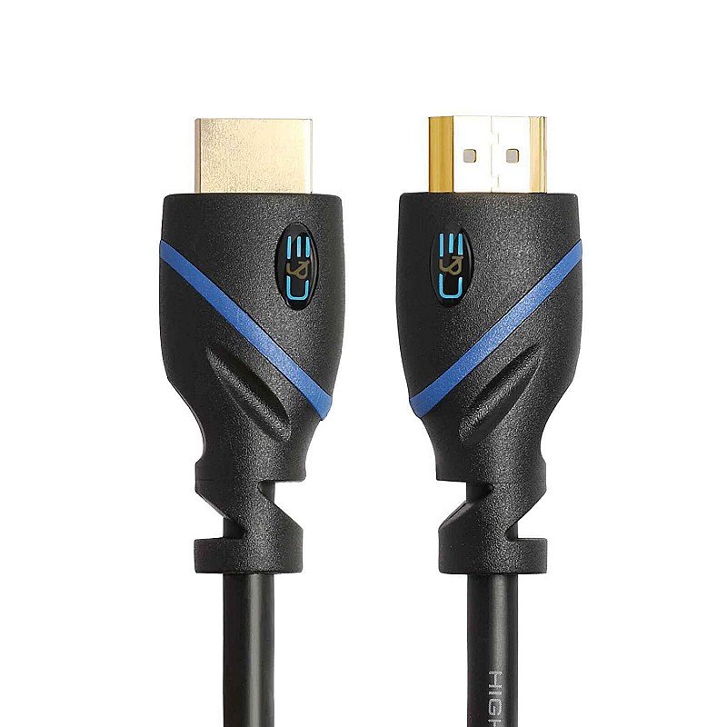 C&E Latest Technology 4K HD HDMI Cable 28 AWG 30ft High Speed 3D Full HD 1080p Support Compatible Black