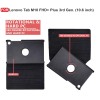 CEDO Lenovo Tab M10 FHD+ Plus 3rd Gen (10.6 inch) Flip Cover | Leather Finish | 360 Degree Rotate Back Cover Case (Black)