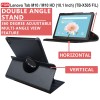 CEDO Lenovo Tab M10 / M10 HD (10.1 inch) Flip Cover | Leather Finish | 360 Degree Rotate Back Cover | Shockproof Back Cover Case TB-X505F/ L (Black)