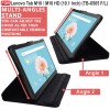 CEDO Lenovo Tab M10 / M10 HD (10.1 inch) Flip Cover | Leather Finish | 360 Degree Rotate Back Cover | Shockproof Back Cover Case TB-X505F/ L (Black)