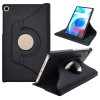 CEDO Realme Pad (10.4 inch) Flip Cover | Leather Finish | 360 Degree Rotate Back Cover | Shockproof Back Cover Case (Black)