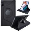 CEDO Redmi Pad (10.6 inch) Flip Cover | Leather Finish | 360 Degree Rotate Back Cover | Shockproof Back Cover Case for Xiaomi Redmi Pad (10.6 inch) (Black)