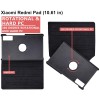 CEDO Redmi Pad (10.6 inch) Flip Cover | Leather Finish | 360 Degree Rotate Back Cover | Shockproof Back Cover Case for Xiaomi Redmi Pad (10.6 inch) (Black)