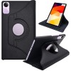 CEDO Redmi Pad SE (11 inch) Flip Cover | Leather Finish | 360 Degree Rotate Back Cover | Shockproof Back Cover Case for Redmi Pad SE (11 inch) (Black)