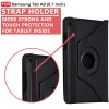 CEDO Samsung Tab A9 (8.7 inch) Flip Cover | Leather Finish | 360 Degree Rotate Back Cover | Shockproof Back Cover (Black)