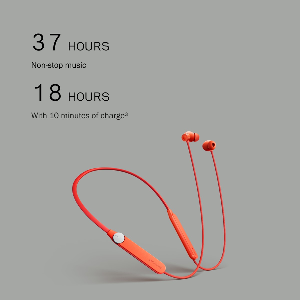 CMF by Nothing Neckband Pro 50dB Active Noise Cancellation, Smart Dial Design, 37 Hrs playtime Bluetooth
