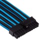 CORSAIR Premium Individually Sleeved PSU Cables Starter Kit – Blue/Black, for Corsair PSUs (CP-8920221)