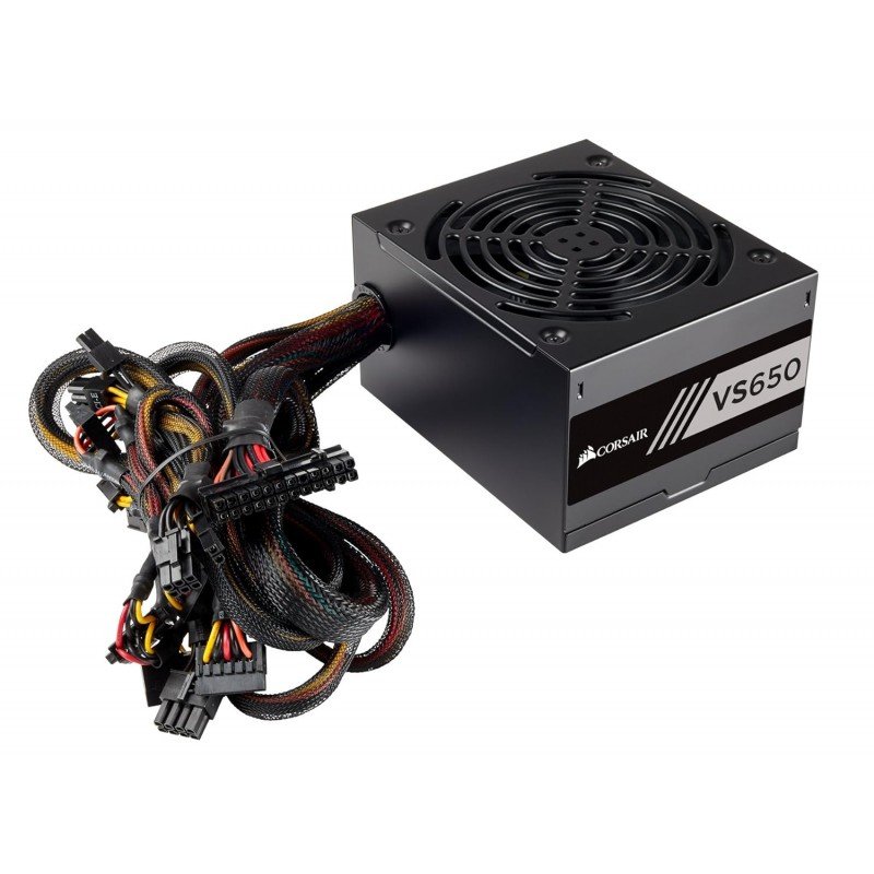 CORSAIR VS Series, VS650, 650 Watt, 80+ White Certified, Non-Modular Power Supply CORSAIR VS Series, VS650, 650 Watt, 80+ White Certified, Non-Modular Power Supply