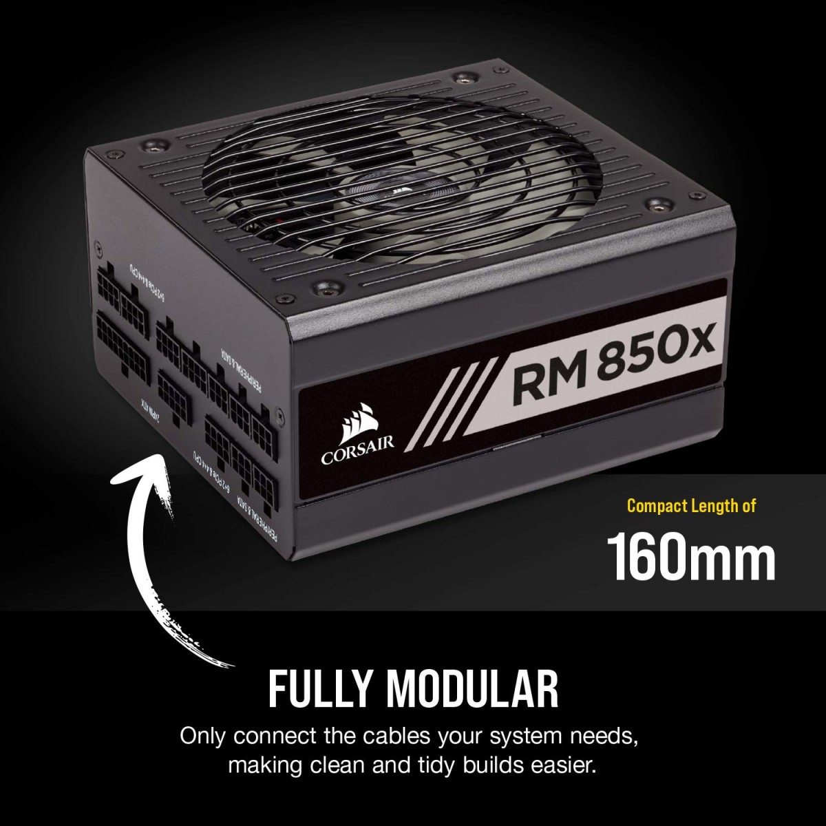CORSAIR VS Series, VS650, 650 Watt, 80+ White Certified, Non-Modular Power Supply