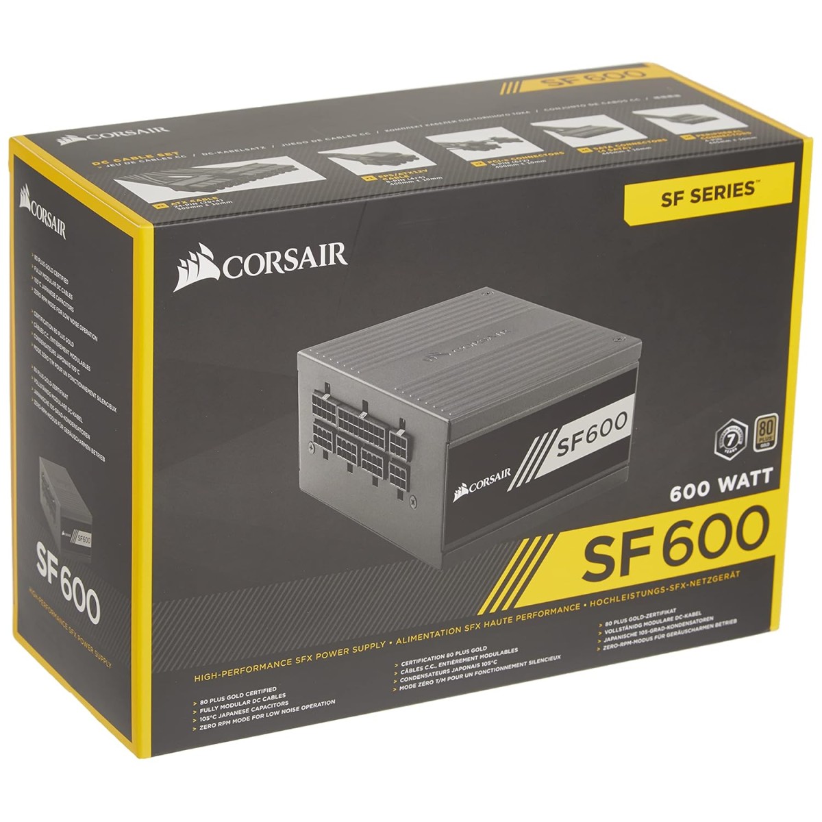 CORSAIR VS Series, VS650, 650 Watt, 80+ White Certified, Non-Modular Power Supply
