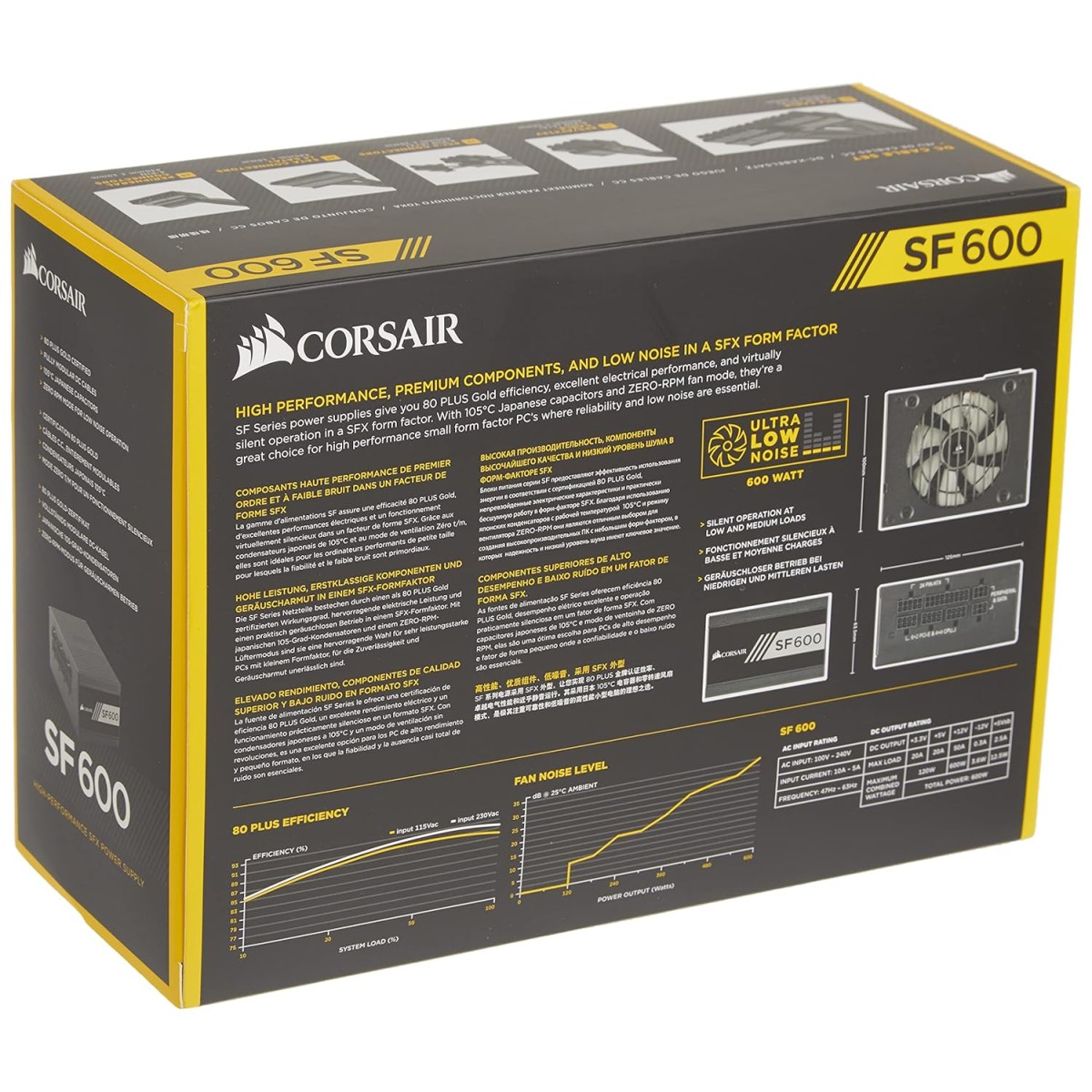 CORSAIR VS Series, VS650, 650 Watt, 80+ White Certified, Non-Modular Power Supply