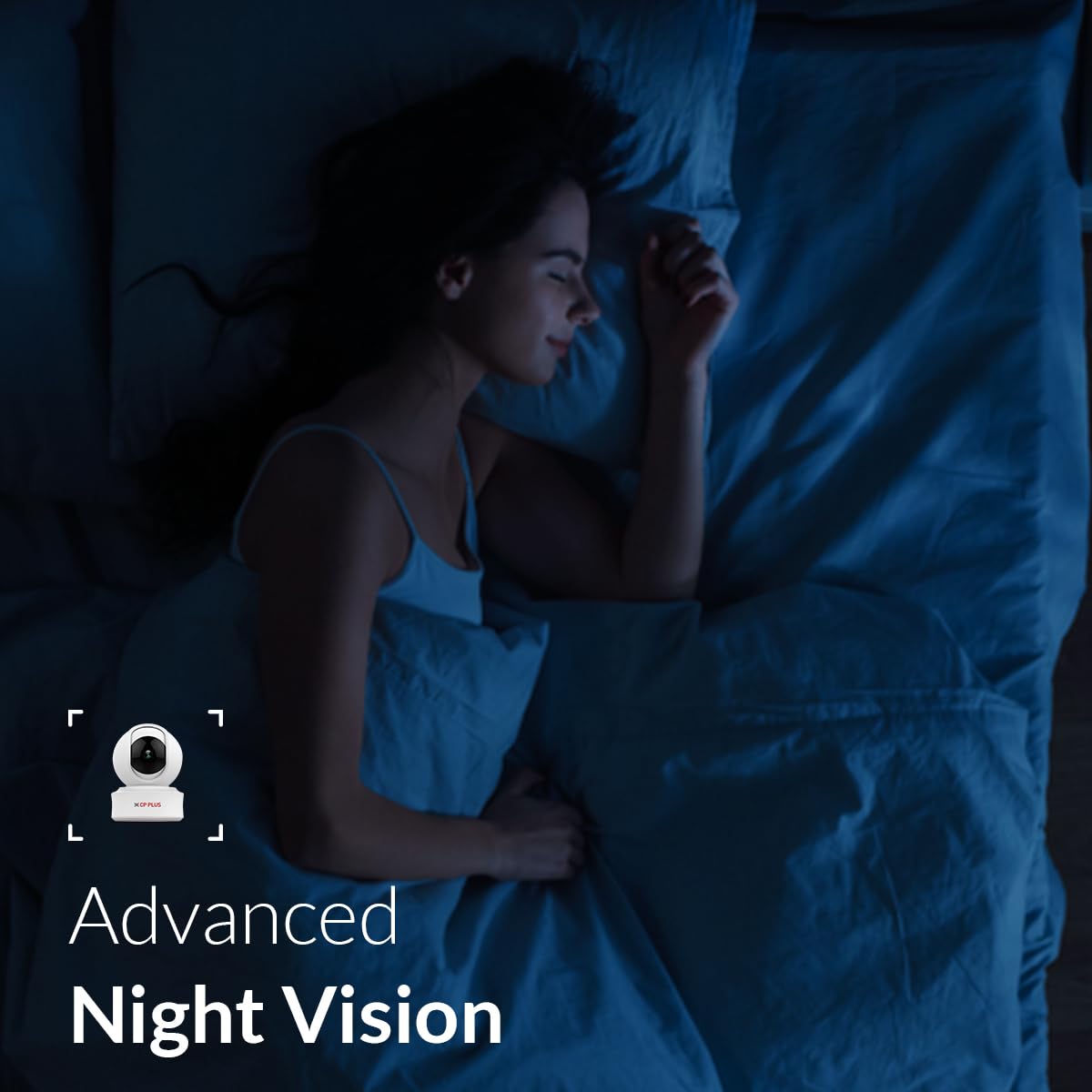 CP PLUS 2MP Full HD Smart Wi-fi Security Camera | 360° with Pan Tilt | 2Way Talk | Cloud Monitoring | Motion Detection| Night Vision | Supports SD Card (Upto 128 GB), Alexa & Ok Google | CP-E21A CP PLUS 2MP Full HD Smart Wi-fi Security Camera | 360° with Pan Tilt | 2Way Talk | Cloud Monitoring | Motion Detection| Night Vision | Supports SD Card (Upto 128 GB), Alexa & Ok Google | CP-E21A