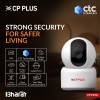 CP PLUS 2MP Full HD Wi-Fi CCTV Camera for Home with Motion Tracking | Smart Detection Suite | Night Vision | Cloud Recording | View & Talk | Supports OK Google | CTC Cyber Secure | CP-E25Q