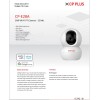 CP PLUS 2MP Full HD Wi-fi CCTV Camera | 360°View PT Camera | Motion Tracking | Cloud Monitoring | 2-Way Talk, Night Vision| Support SD Card (Up to 256 GB) | Privacy Mode - CP-E28A