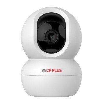 CP PLUS 2MP Full HD Wi-fi CCTV Camera | 360°View PT Camera | Motion Tracking | Cloud Monitoring | 2-Way Talk, Night Vision| Support SD Card (Up to 256 GB) | Privacy Mode - CP-E28A