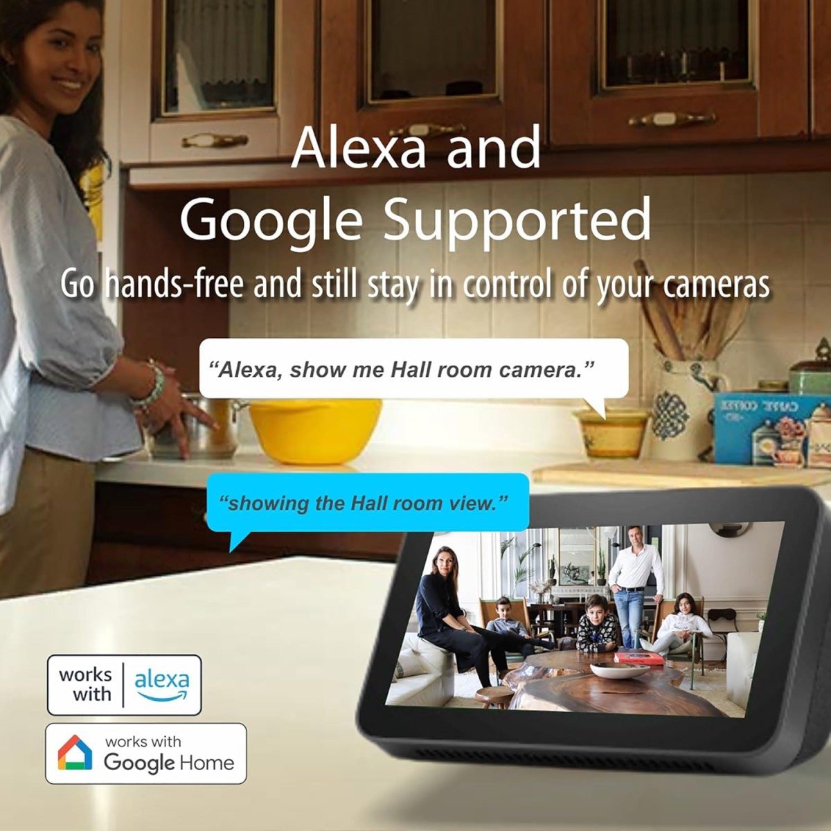 CP PLUS 3 MP Full HD Wi-Fi PT Security Video Camera | 360°View with Motion Detection | Night Vision | Two Way Talk | Supports Alexa & OK Google | 15 Mtr, White - CP-E34A