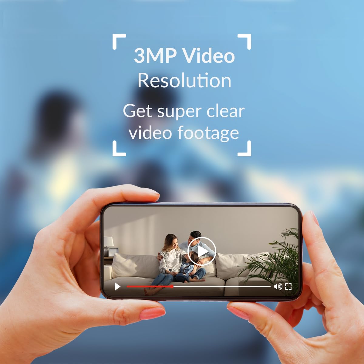 CP PLUS 3MP 4G Dome Camera with 1296P Resolution Video, 4G Sim Card Support, 2-Way Talk, Human Body Detection, Advanced Night Vision & Privacy Mode - CP-D31G