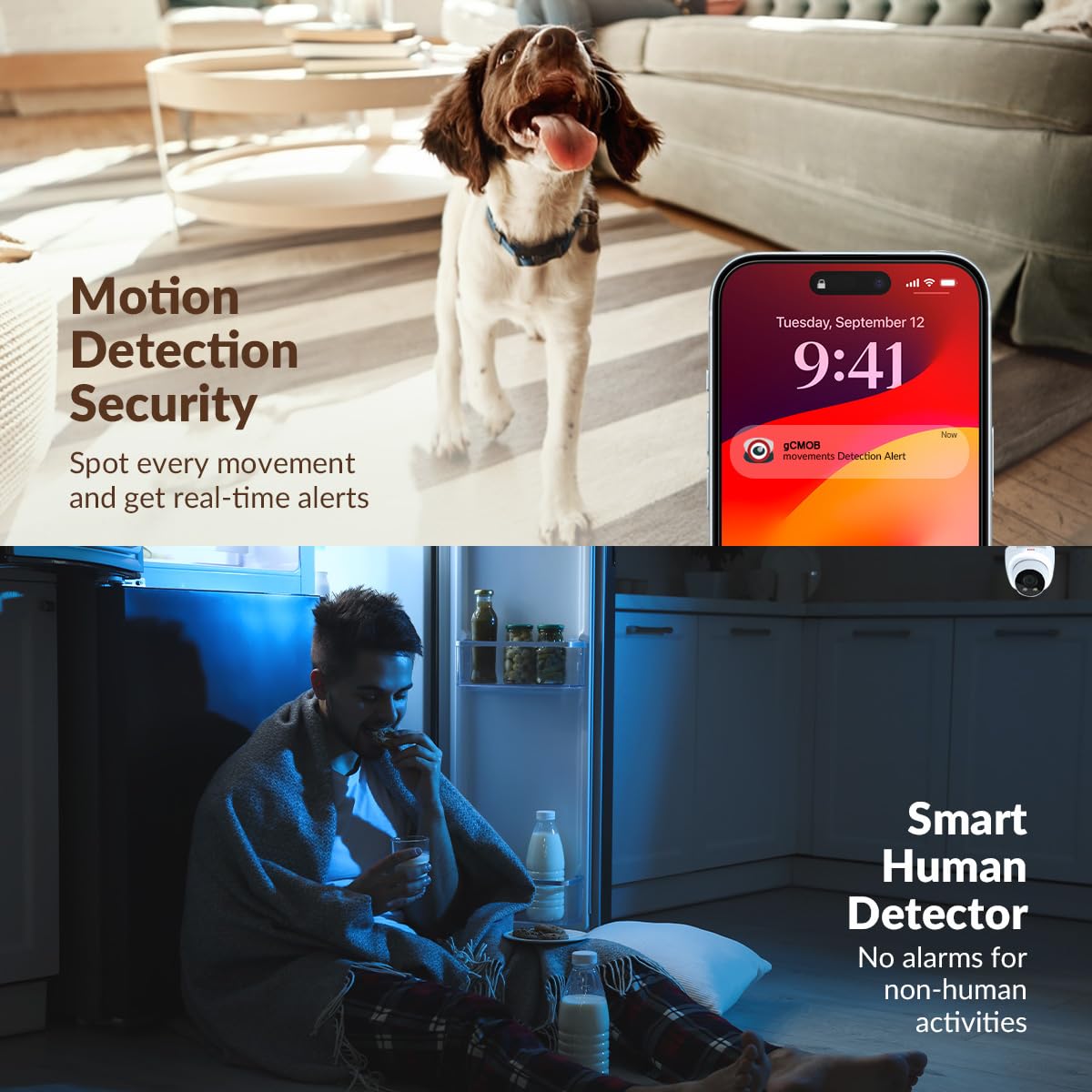 CP PLUS 3MP 4G Dome Camera with 1296P Resolution Video, 4G Sim Card Support, 2-Way Talk, Human Body Detection, Advanced Night Vision & Privacy Mode - CP-D31G