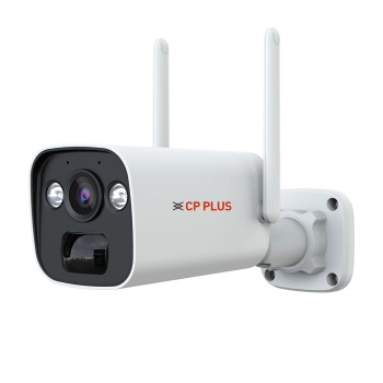 CP PLUS 4MP Outdoor Security Camera | 4G SIM-Based Wireless CCTV | PIR Motion & Human Detection | Full-Color Night Vision | Two-Way Audio | Built-in Siren | SD Card Support | CP-V44G