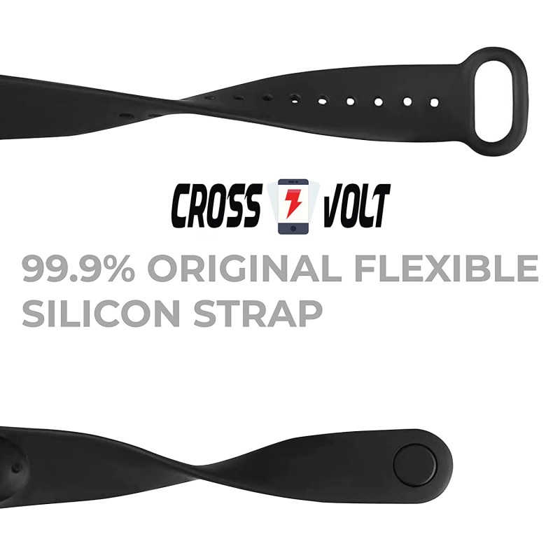 CROSSVOLT Adjustable Xiaomi Mi Band 3/ Mi Band 4 Watch Silicone Strap - (Set 5) CROSSVOLT Adjustable Xiaomi Mi Band 3/ Mi Band 4 Watch Silicone Strap - (Set 5)
