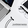 CableCreation Angle 3.5mm Audio Auxiliary Adapter, TRRS Stereo Headphone Connector Male to Female Compatible with Headset, Earphone