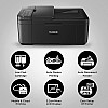 Canon E4570 All-in-One Wi-Fi Ink Efficient Colour Printer with FAX/ADF/Duplex Printing  (Refurbished Without Cartridge)