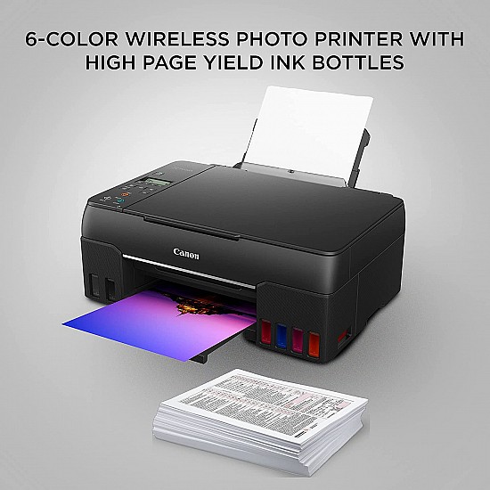 Canon PIXMA G670 All-in-One 6-Colour Inktank Wi-Fi Photo Printer