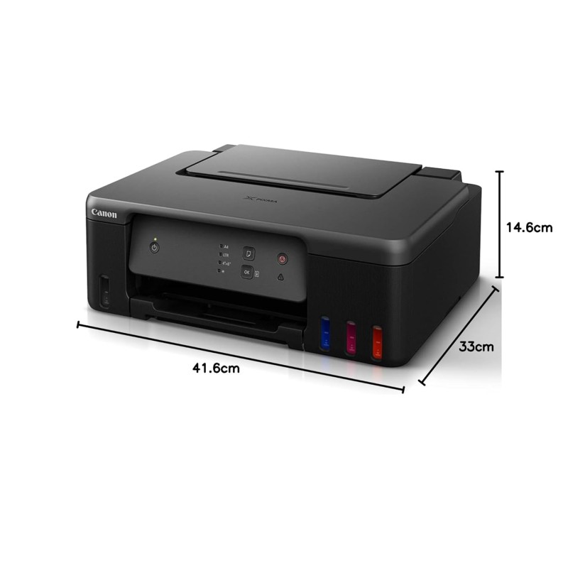 Canon PIXMA MegaTank G1730 Single Function (Print only) Inktank Color Printer with Small Size Ink Bottles for Home/Office