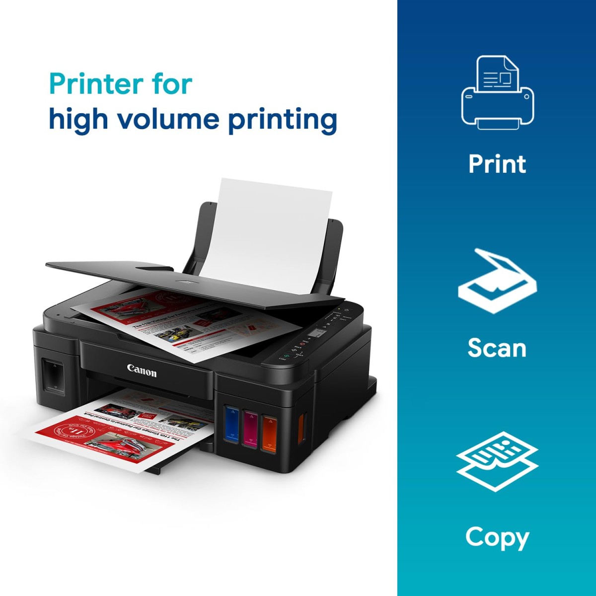 Canon PIXMA MegaTank G3010 All-in-One Wireless Ink Tank Colour Printer