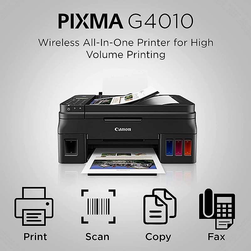 Canon Pixma G4010 All-in-One Wireless Ink Tank Colour Printer