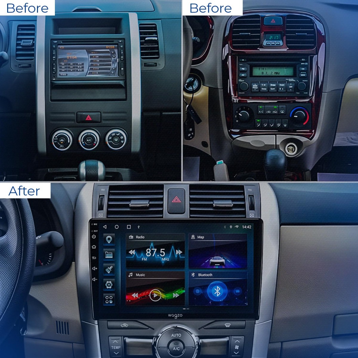 Car Android System Touch Screen 9 Inch| TS9Pro Car Android Player|4GB/64GB|4th Gen|4Core|IPS Display|GPS & Bluetooth|WiFi & FM| Steering Control| LED Camera Included with Car Music System