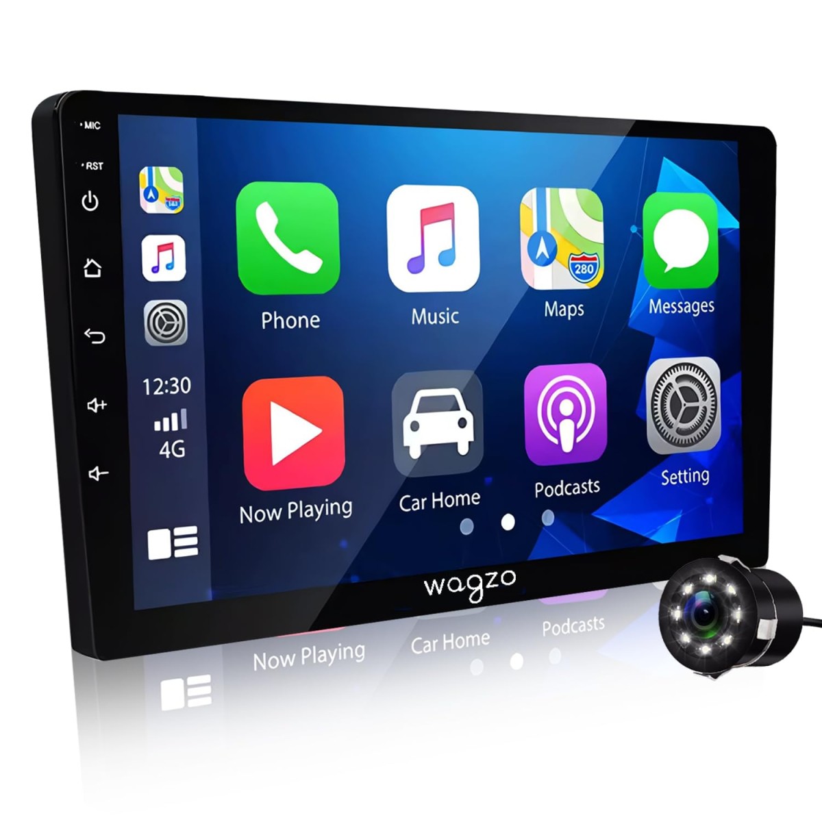 Car Android System Touch Screen 9 Inch|TS7 Player|2GB/32GB|4th Gen|4Core|IPS Display|GPS&Bluetooth|WiFi&FM|Steering Control|Wireless Android Auto & Car Play