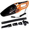 Car Vacuum Powerful Portable & High Power 12V Car Handheld Vacuum Cleaner for Car and Home   Vaccum Cleaner White Wirless Car Vacuum (Aysis Orange)