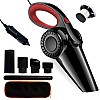 Car Vacuum Powerful Portable & High Power 12V Car Handheld Vacuum Cleaner for Car and Home   Vaccum Cleaner White Wirless Car Vacuum (Aysis Orange)