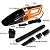 Car Vacuum Powerful Portable & High Power 12V Car Handheld Vacuum Cleaner for Car and Home   Vaccum Cleaner White Wirless Car Vacuum (Aysis Orange)