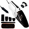 Car Vacuum Powerful Portable & High Power 12V Car Handheld Vacuum Cleaner for Car and Home   Vaccum Cleaner White Wirless Car Vacuum (Aysis Orange)