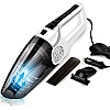 Car Vacuum Powerful Portable & High Power 12V Car Handheld Vacuum Cleaner for Car and Home   Vaccum Cleaner White Wirless Car Vacuum (Aysis Orange)